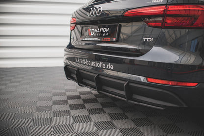 Street Pro Heckansatz Diffusor passend für Audi A4 B9 schwarz matt