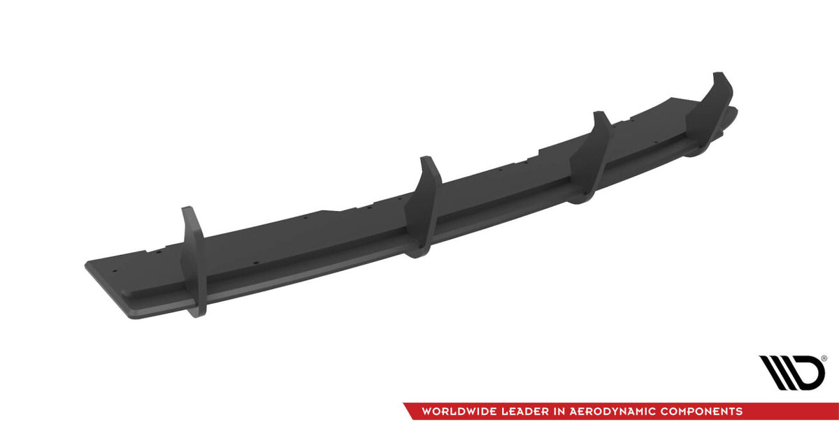 Street Pro Heckansatz Diffusor passend für Audi A4 B9 schwarz matt