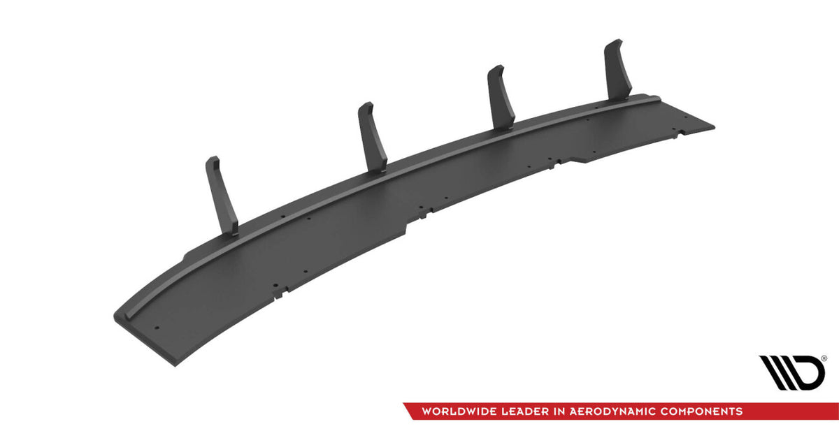 Street Pro Heckansatz Diffusor passend für Audi A4 B9 schwarz matt