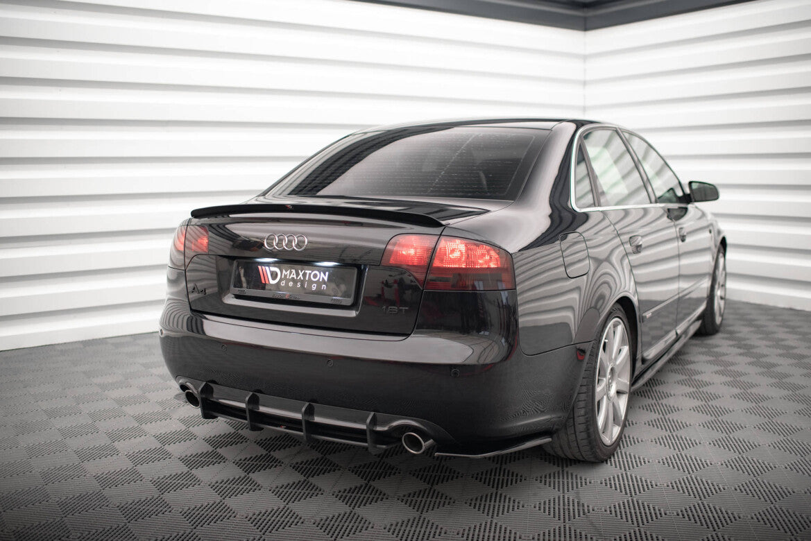 Street Pro Heckansatz Diffusor passend für Audi A4 S-Line B7 schwarz matt