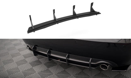 Street Pro Heckansatz Diffusor passend für Audi A4 S-Line B7 schwarz matt