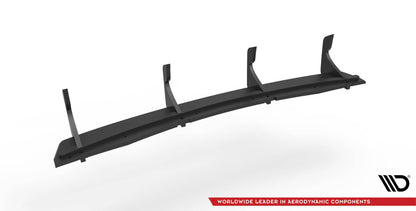 Street Pro Heckansatz Diffusor passend für Audi A4 S-Line B7 schwarz matt