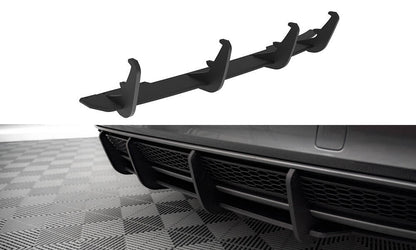Street Pro Heckansatz Diffusor passend für Audi A4 S-Line B8 FL schwarz matt