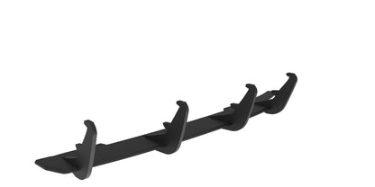 Street Pro Heckansatz Diffusor passend für Audi A4 S-Line B8 FL schwarz matt