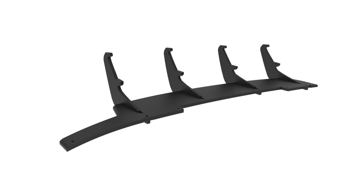 Street Pro Heckansatz Diffusor passend für Audi A4 S-Line B8 FL schwarz matt