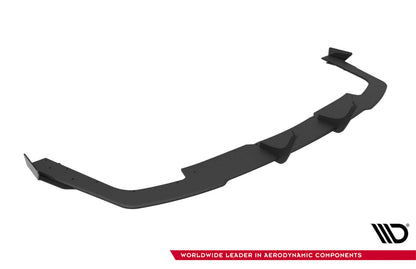 Street Pro Heckansatz Diffusor passend für Audi A5 F5 FL schwarz matt + Hochglanz Flaps