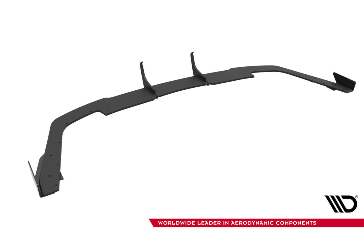 Street Pro Heckansatz Diffusor passend für Audi A5 F5 FL schwarz matt + Hochglanz Flaps