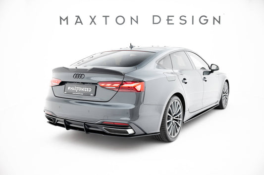 Street Pro Heckansatz Diffusor passend für Audi A5 F5 FL schwarz matt