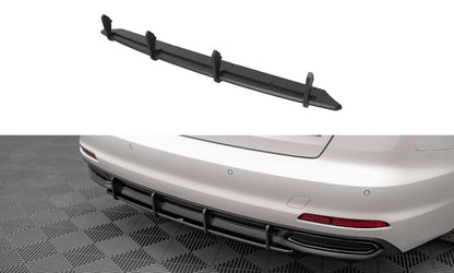 Street Pro Heckansatz Diffusor passend für Audi A6 C8 schwarz matt