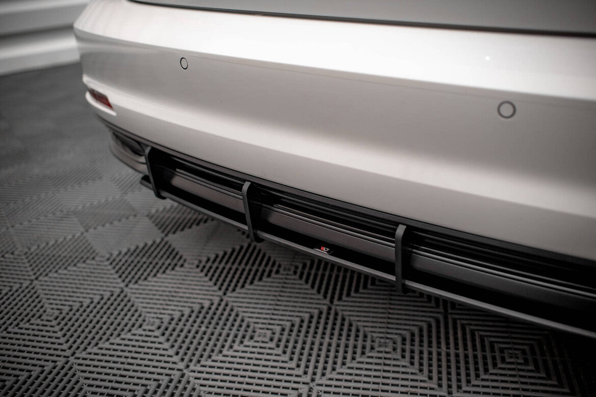 Street Pro Heckansatz Diffusor passend für Audi A6 C8 schwarz matt