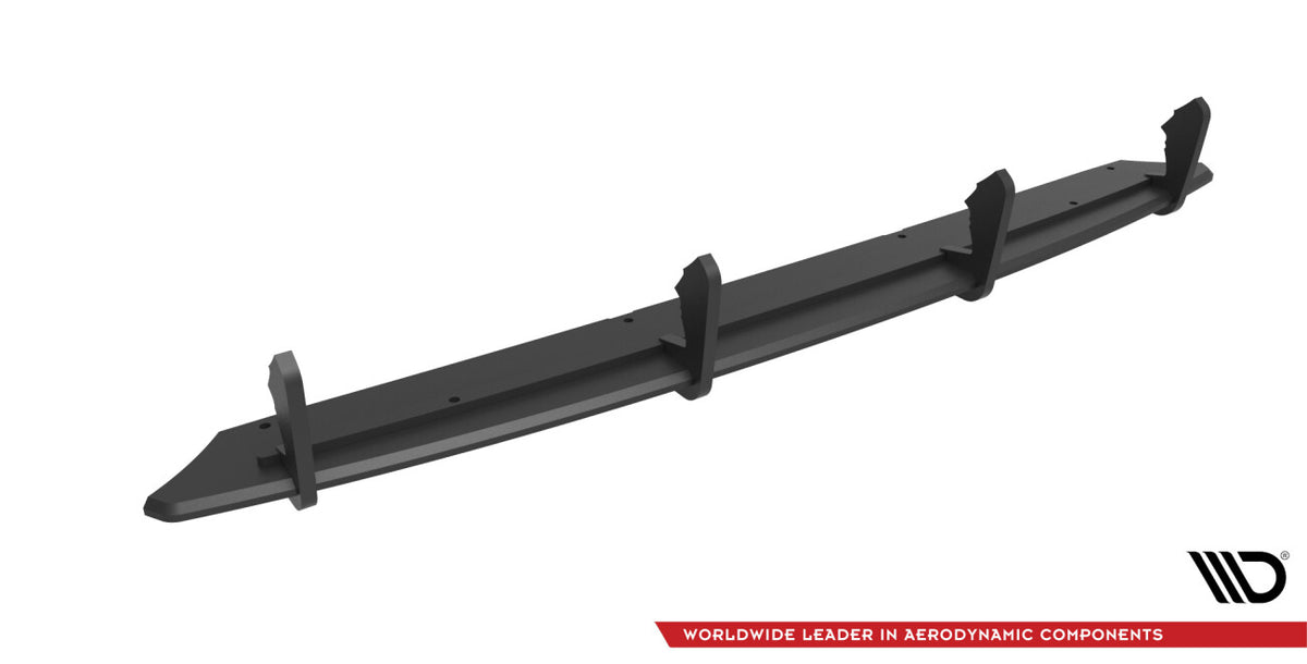 Street Pro Heckansatz Diffusor passend für Audi A6 C8 schwarz matt
