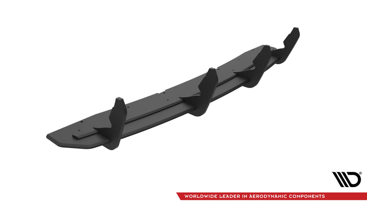Street Pro Heckansatz Diffusor passend für Audi A7 S-Line C7 schwarz matt