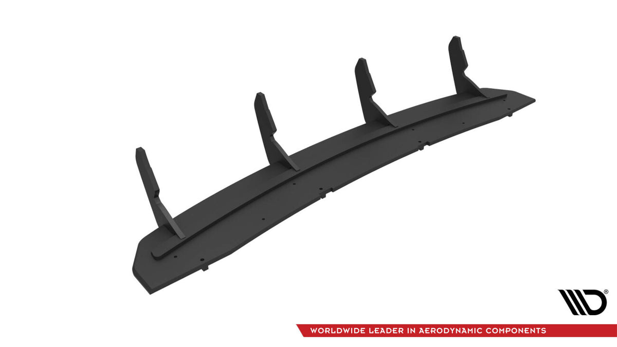 Street Pro Heckansatz Diffusor passend für Audi A7 S-Line C7 schwarz matt