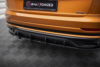 Street Pro Heckansatz Diffusor passend für Audi Q8 S-Line Mk1 schwarz matt