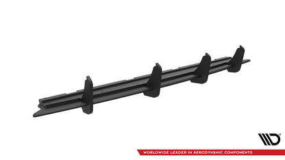 Street Pro Heckansatz Diffusor passend für Audi Q8 S-Line Mk1 schwarz matt