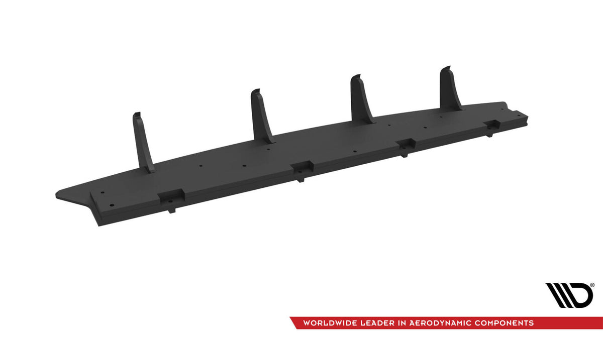 Street Pro Heckansatz Diffusor passend für Audi Q8 S-Line Mk1 schwarz matt