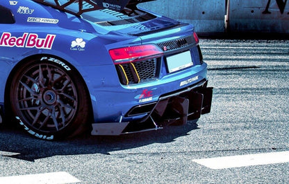 Street Pro Heckansatz Diffusor passend für Audi R8 Mk.2 schwarz matt