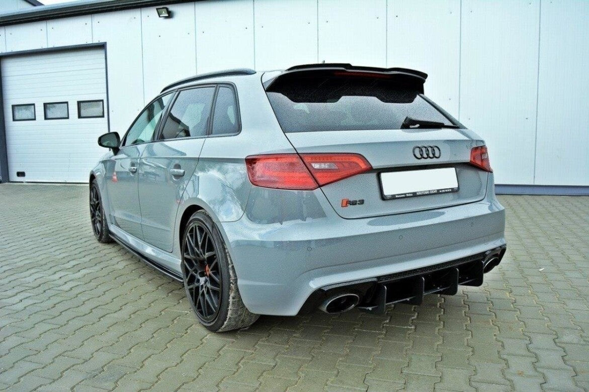 Street Pro Heckansatz Diffusor passend für Audi RS3 8V Sportback schwarz matt