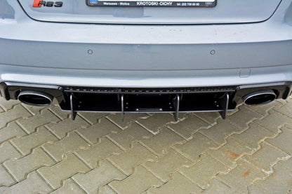 Street Pro Heckansatz Diffusor passend für Audi RS3 8V Sportback schwarz matt