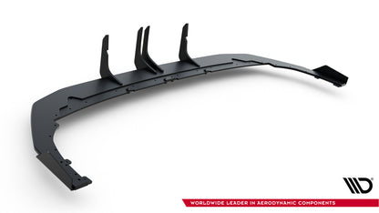 Street Pro Heckansatz Diffusor passend für Audi RS3 Limousine 8Y FL schwarz matt + Hochglanz Flaps