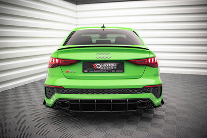 Street Pro Heckansatz Diffusor passend für Audi RS3 Limousine 8Y schwarz matt