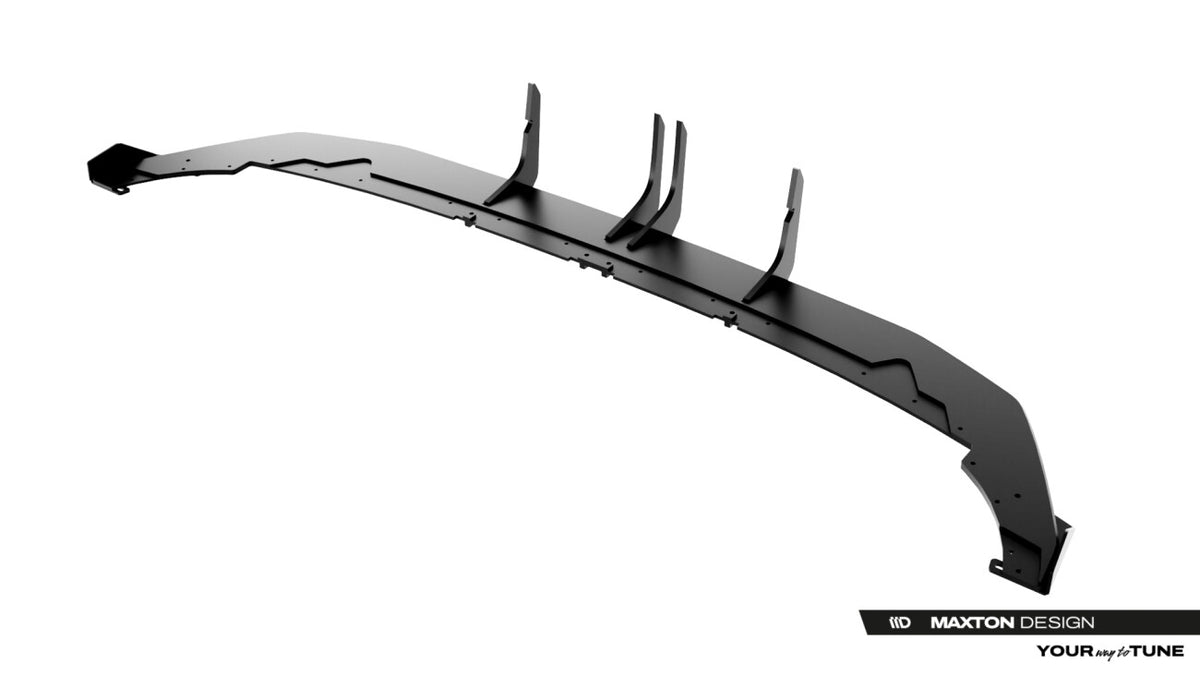 Street Pro Heckansatz Diffusor passend für Audi RS3 Sportback 8Y FL schwarz matt + Hochglanz Flaps