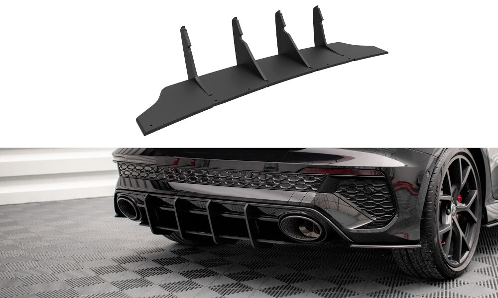 Street Pro Heckansatz Diffusor passend für Audi RS3 Sportback 8Y schwarz matt