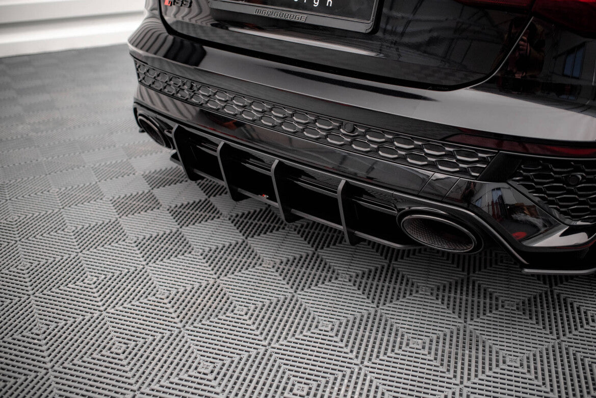 Street Pro Heckansatz Diffusor passend für Audi RS3 Sportback 8Y schwarz matt
