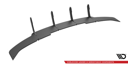 Street Pro Heckansatz Diffusor passend für Audi RS4 B8 schwarz matt