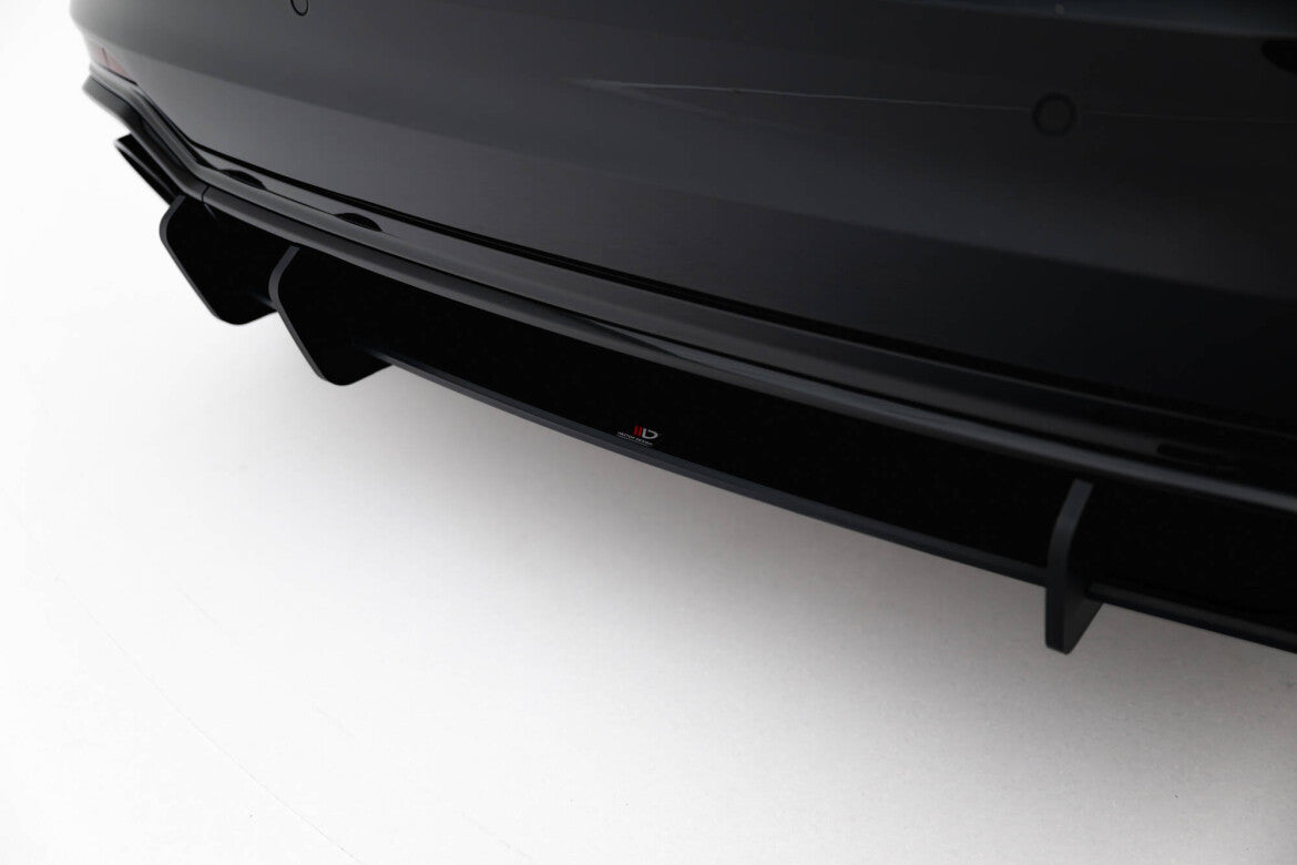 Street Pro Heckansatz Diffusor passend für Audi RS5 Coupe / Sportback F5 schwarz matt