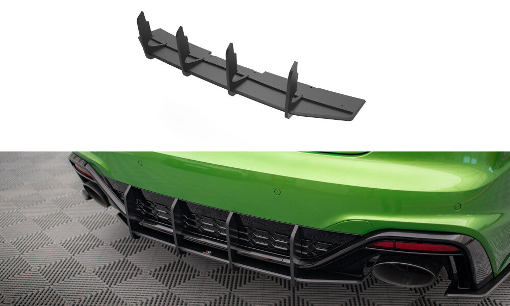Street Pro Heckansatz Diffusor passend für Audi RS5 F5 FL schwarz matt