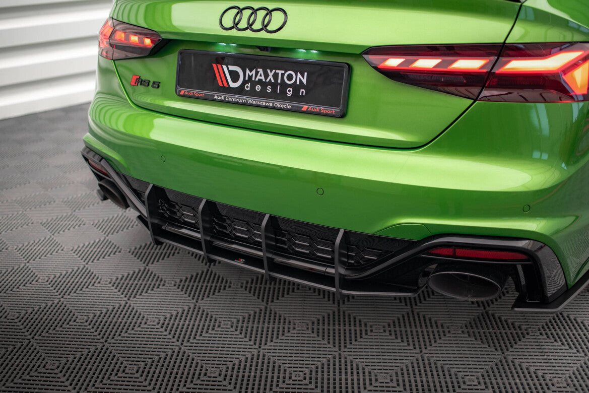 Street Pro Heckansatz Diffusor passend für Audi RS5 F5 FL schwarz matt