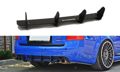 Street Pro Heckansatz Diffusor passend für Audi RS6 C5 schwarz matt