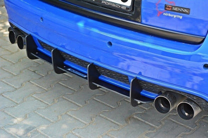 Street Pro Heckansatz Diffusor passend für Audi RS6 C5 schwarz matt