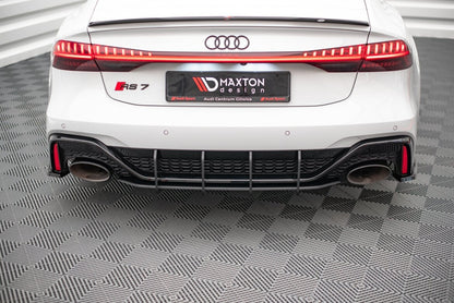 Street Pro Heckansatz Diffusor passend für Audi RS7 C8 / RS6 C8 schwarz matt
