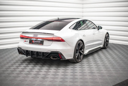 Street Pro Heckansatz Diffusor passend für Audi RS7 C8 / RS6 C8 schwarz matt