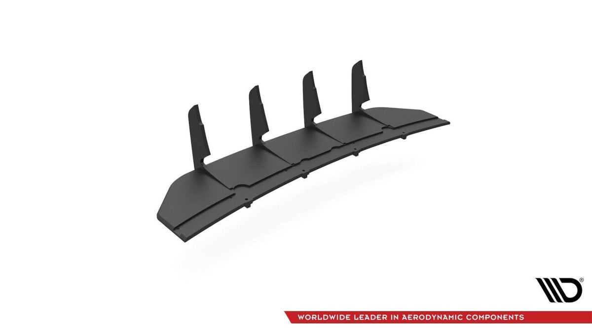 Street Pro Heckansatz Diffusor passend für Audi RS7 C8 / RS6 C8 schwarz matt