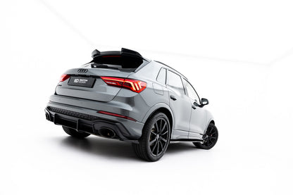 Street Pro Heckansatz Diffusor passend für Audi RSQ3 Sportback / SUV F3 schwarz matt