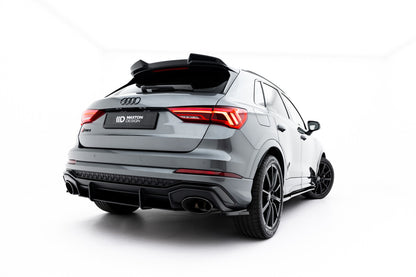 Street Pro Heckansatz Diffusor passend für Audi RSQ3 Sportback / SUV F3 schwarz matt