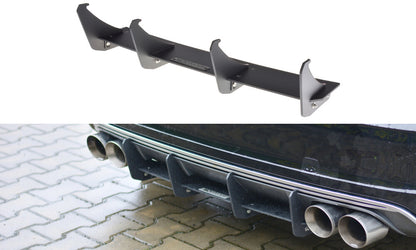 Street Pro Heckansatz Diffusor passend für Audi S3 8V Hatchback / Sportback schwarz matt