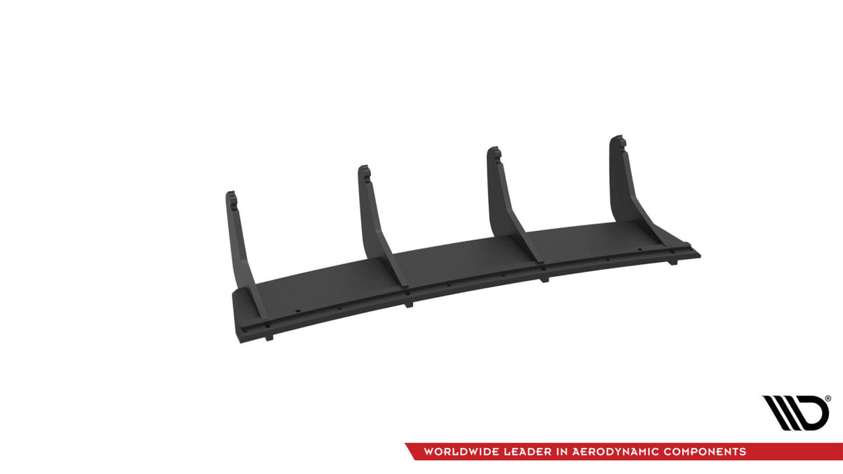 Street Pro Heckansatz Diffusor passend für Audi S3 Limousine 8V schwarz matt