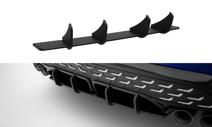 Street Pro Heckansatz Diffusor passend für Audi S3 Limousine 8Y FL schwarz matt