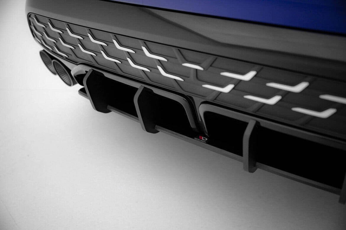 Street Pro Heckansatz Diffusor passend für Audi S3 Limousine 8Y FL schwarz matt