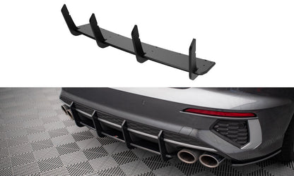 Street Pro Heckansatz Diffusor passend für Audi S3 Limousine 8Y schwarz matt