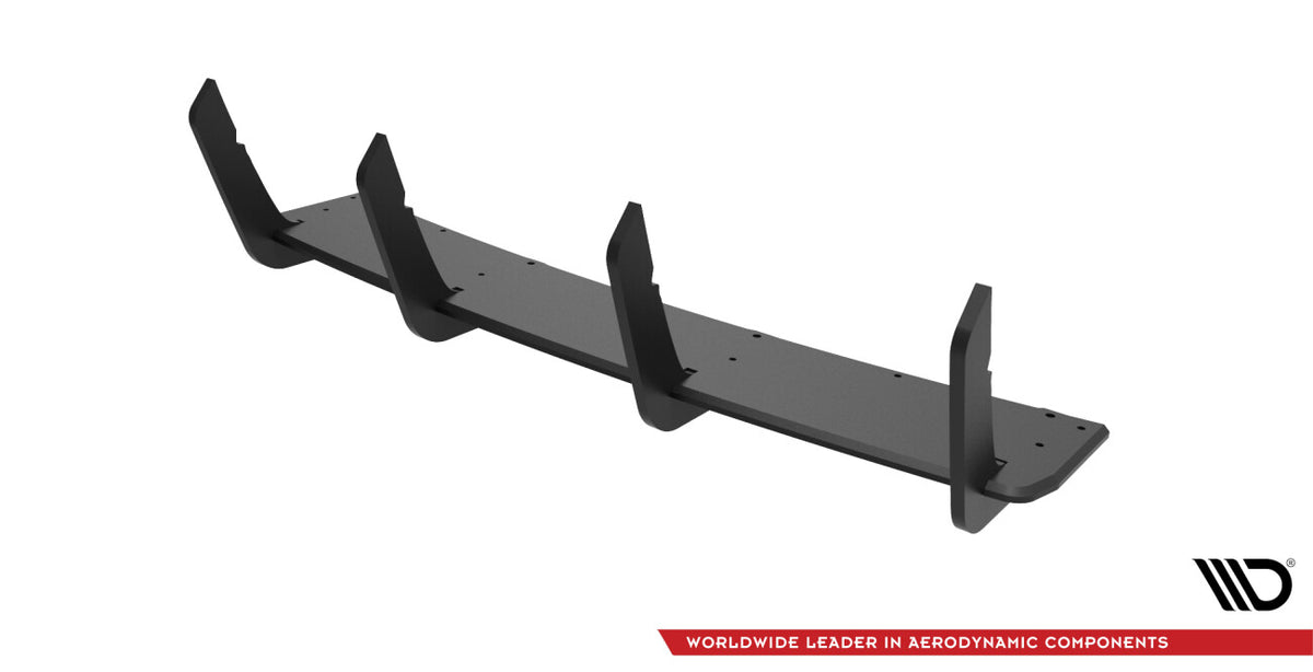 Street Pro Heckansatz Diffusor passend für Audi S3 Limousine 8Y schwarz matt