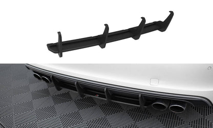 Street Pro Heckansatz Diffusor passend für Audi S3 Sportback / Hatchback 8V schwarz matt
