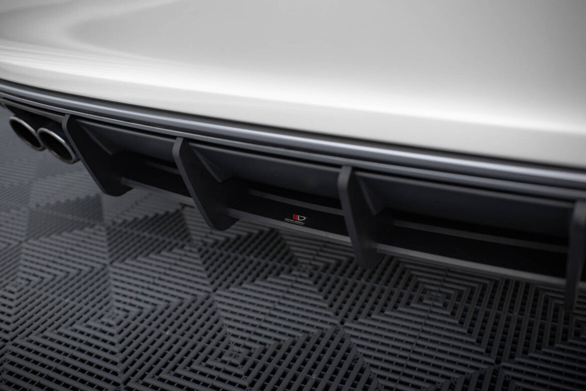 Street Pro Heckansatz Diffusor passend für Audi S3 Sportback / Hatchback 8V schwarz matt