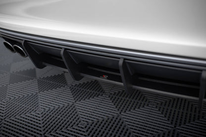 Street Pro Heckansatz Diffusor passend für Audi S3 Sportback / Hatchback 8V schwarz matt