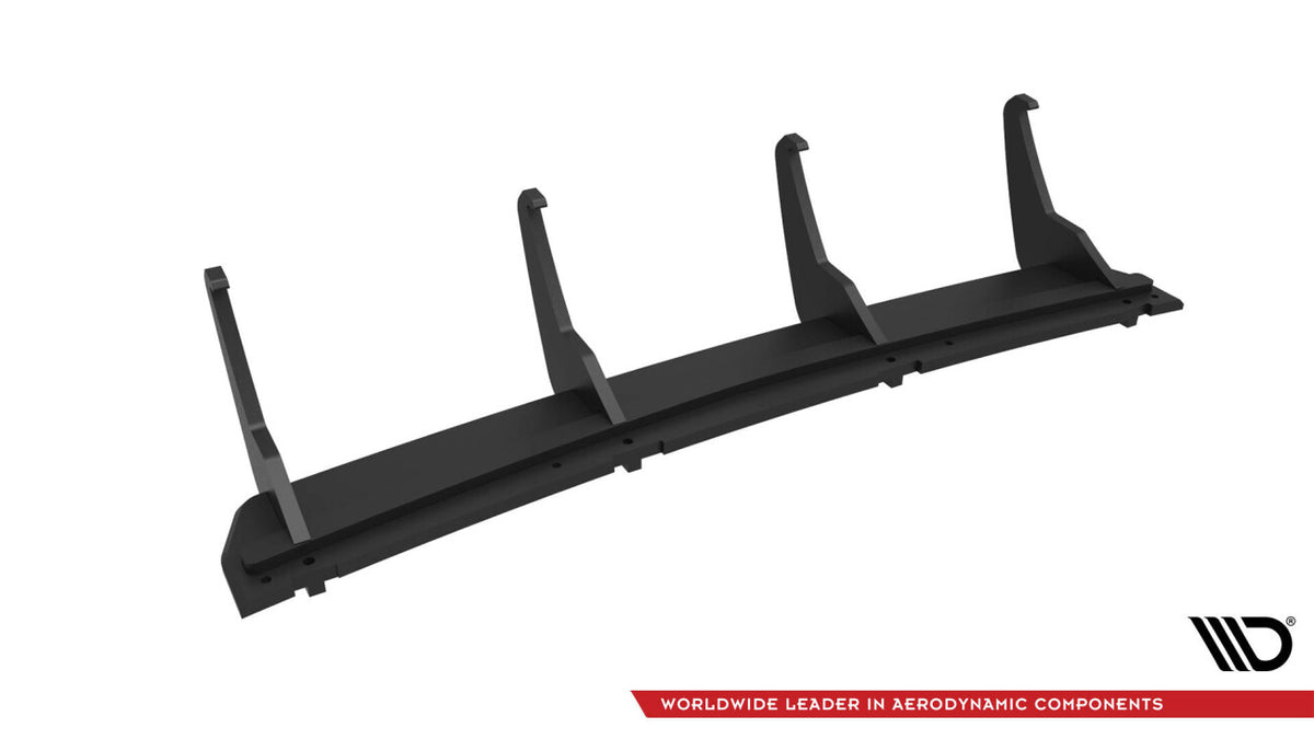 Street Pro Heckansatz Diffusor passend für Audi S3 Sportback / Hatchback 8V schwarz matt