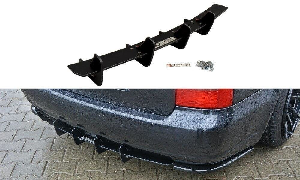 Street Pro Heckansatz Diffusor passend für Audi S4 B5 Avant schwarz matt